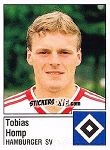 Cromo Tobias Homp - German Football Bundesliga 1986-1987 - Panini