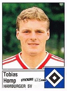 Sticker Tobias Homp - German Football Bundesliga 1986-1987 - Panini