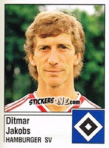 Figurina Ditmar Jakobs - German Football Bundesliga 1986-1987 - Panini