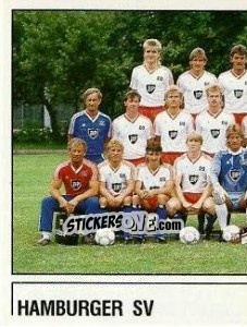 Sticker Mannschaftsbild - German Football Bundesliga 1986-1987 - Panini
