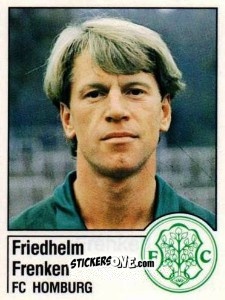 Cromo Friedhelm Frenken - German Football Bundesliga 1986-1987 - Panini