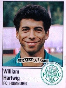 Sticker William Hartwig - German Football Bundesliga 1986-1987 - Panini