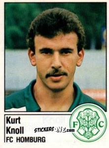 Sticker Kurt Knoll - German Football Bundesliga 1986-1987 - Panini