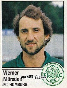 Figurina Werner Mörsdorf - German Football Bundesliga 1986-1987 - Panini