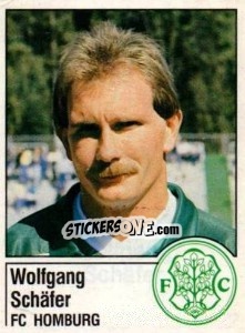 Sticker Wolfgang Schäfer - German Football Bundesliga 1986-1987 - Panini