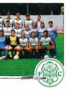 Figurina Mannschaftsbild - German Football Bundesliga 1986-1987 - Panini