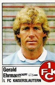 Figurina Gerald Ehrmann - German Football Bundesliga 1986-1987 - Panini