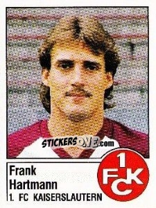 Cromo Frank Hartmann - German Football Bundesliga 1986-1987 - Panini