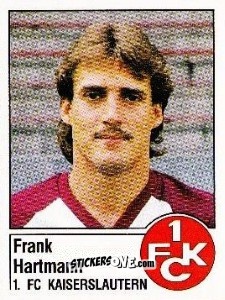 Figurina Frank Hartmann - German Football Bundesliga 1986-1987 - Panini