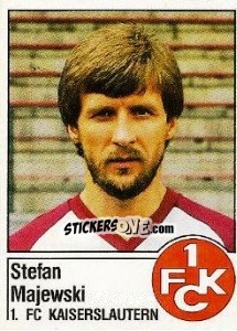 Sticker Stefan Majewski - German Football Bundesliga 1986-1987 - Panini