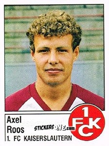 Figurina Axel Roos - German Football Bundesliga 1986-1987 - Panini