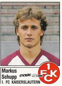 Figurina Markus Schupp - German Football Bundesliga 1986-1987 - Panini