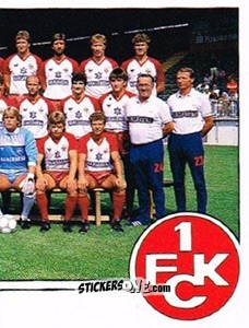 Sticker Mannschaftsbild - German Football Bundesliga 1986-1987 - Panini