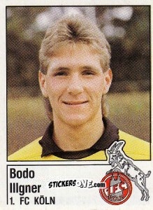 Cromo Bodo Illgner - German Football Bundesliga 1986-1987 - Panini