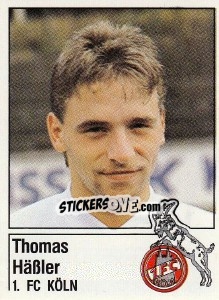 Cromo Thomas Häßler - German Football Bundesliga 1986-1987 - Panini