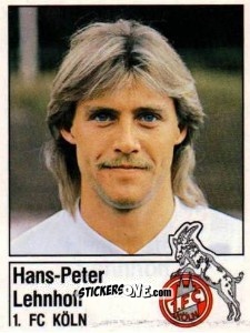 Figurina Hams-Peter Lehnhoff - German Football Bundesliga 1986-1987 - Panini