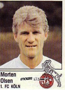 Sticker Morten Olsen - German Football Bundesliga 1986-1987 - Panini