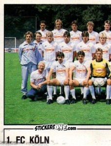 Cromo Mannschaftsbild - German Football Bundesliga 1986-1987 - Panini