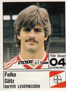 Sticker Falko Götz - German Football Bundesliga 1986-1987 - Panini