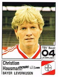 Cromo Christian Hausmann - German Football Bundesliga 1986-1987 - Panini