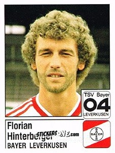 Figurina Florian Hinterberger - German Football Bundesliga 1986-1987 - Panini