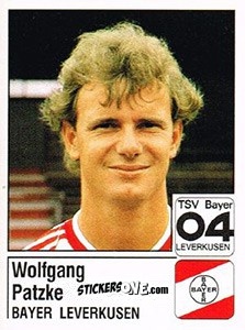 Cromo Wolfgang Patzke - German Football Bundesliga 1986-1987 - Panini