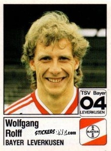 Cromo Wolfgang Rolff - German Football Bundesliga 1986-1987 - Panini