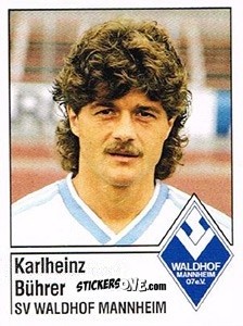 Sticker Katlheinz Bührer - German Football Bundesliga 1986-1987 - Panini