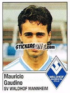 Sticker Mauricio Gaudino - German Football Bundesliga 1986-1987 - Panini