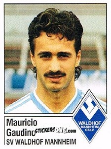 Sticker Mauricio Gaudino - German Football Bundesliga 1986-1987 - Panini