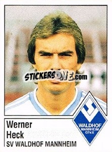 Figurina Werner Heck - German Football Bundesliga 1986-1987 - Panini