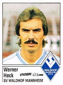 Figurina Werner Heck - German Football Bundesliga 1986-1987 - Panini