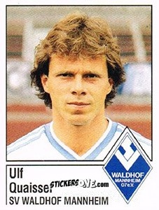 Sticker Ulf Quaisser - German Football Bundesliga 1986-1987 - Panini