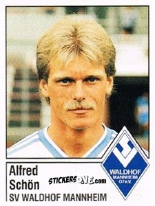 Cromo Alfred Schön - German Football Bundesliga 1986-1987 - Panini