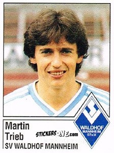 Figurina Martin Trieb - German Football Bundesliga 1986-1987 - Panini