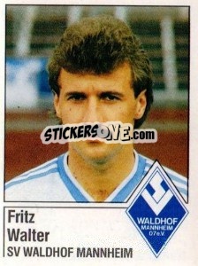 Cromo Fritz Walter - German Football Bundesliga 1986-1987 - Panini