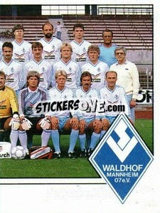 Figurina Mannschaftsbild - German Football Bundesliga 1986-1987 - Panini