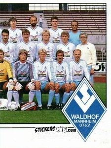 Sticker Mannschaftsbild - German Football Bundesliga 1986-1987 - Panini