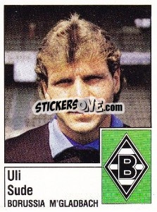 Sticker Uli Sude - German Football Bundesliga 1986-1987 - Panini