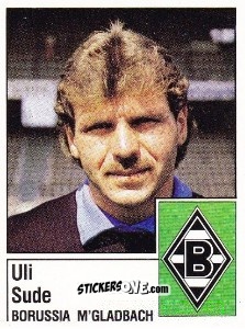 Sticker Uli Sude - German Football Bundesliga 1986-1987 - Panini