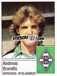 Figurina Andreas Brandts - German Football Bundesliga 1986-1987 - Panini