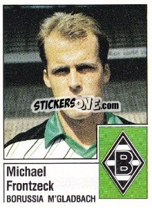 Sticker Michael Frontzeck - German Football Bundesliga 1986-1987 - Panini