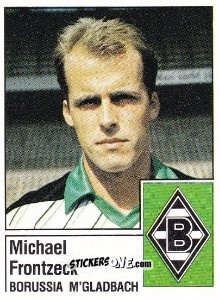 Cromo Michael Frontzeck - German Football Bundesliga 1986-1987 - Panini