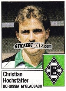 Sticker Christian Hochstätter - German Football Bundesliga 1986-1987 - Panini