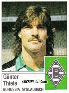 Figurina Günter Thiele - German Football Bundesliga 1986-1987 - Panini