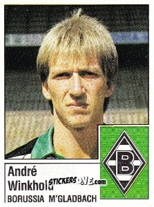 Figurina Andre Winkhold - German Football Bundesliga 1986-1987 - Panini