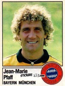 Cromo Jean-Marie Pfaff - German Football Bundesliga 1986-1987 - Panini