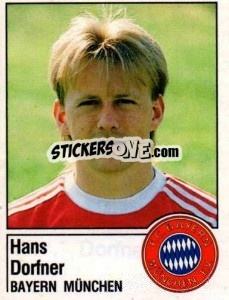 Cromo Hans Dorfner - German Football Bundesliga 1986-1987 - Panini