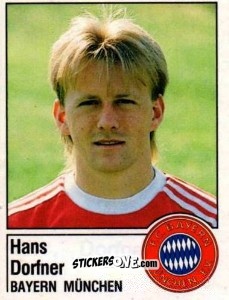 Figurina Hans Dorfner - German Football Bundesliga 1986-1987 - Panini