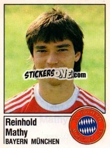Cromo Reinhold Marthy - German Football Bundesliga 1986-1987 - Panini